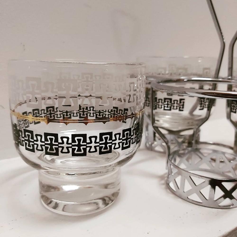 Mid-century Modern Condiment Caddy - Picture 4 of 4
